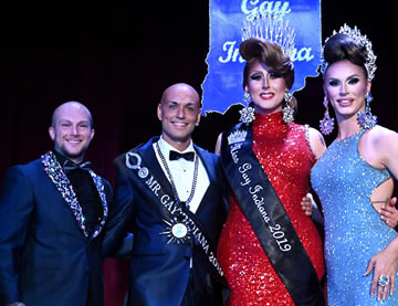 Lil D Steele (2018 Mr. Gay Indiana), The Prince of Shock (2019-2020 Mr. Gay Indiana), Ana Crusis (2019-2020 Miss Gay Indiana), Kassia Brookes (2018 Miss Gay Indiana)